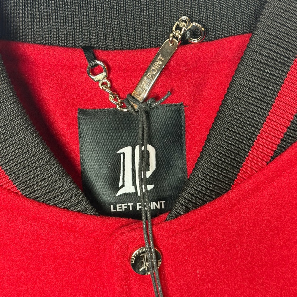 Varsity Jacket with Embroidered Bear - Picture 4 of 4